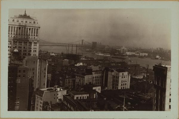 General view - East side of Lower Manhattan., 1929