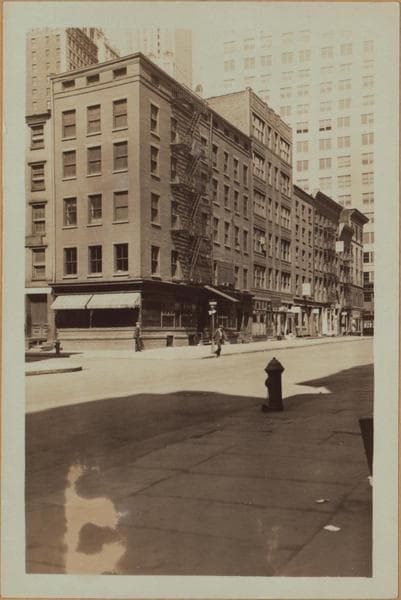 Manhattan: Maiden Lane - Water Street, 1930–1936