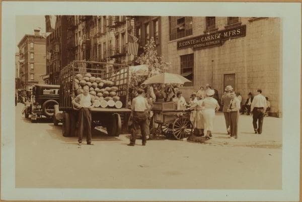 Occupations - Peddlers - Food - Fruit., 1930–1936