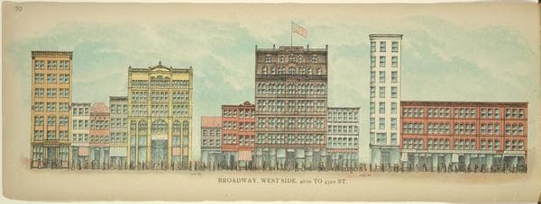 Broadway, West Side. 40th to 43rd St., 1899