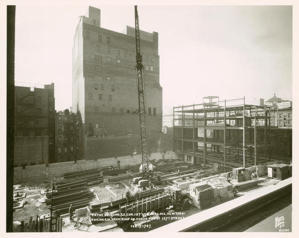 East 107th Street - Park Avenue (looking southwest from roof), 1947-02-17