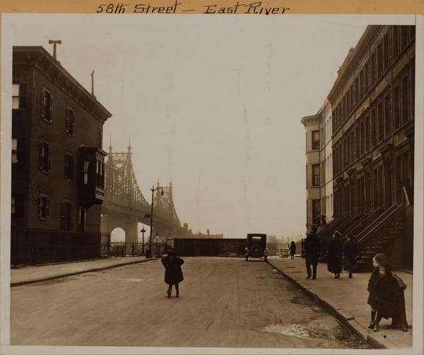 Manhattan: 58th Street - Sutton Place, 1922
