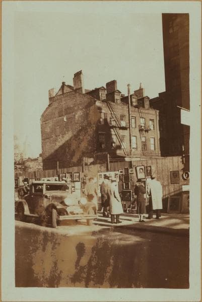 Artists and poets - Greenwich Village., 1932