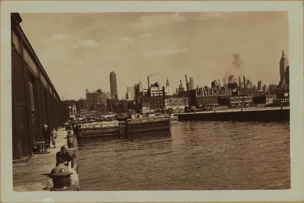 North (Hudson) River - Piers 90-92., 1935
