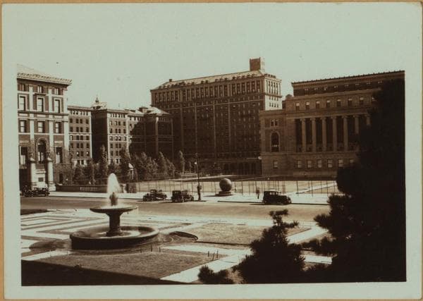 Colleges and Universities - Columbia University - Low Library - South Hall., 1936–1937