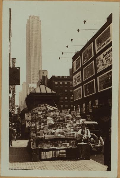 Occupations - Peddlers - Newspapers - Books - Stationery - Periodicals., 1933–1934