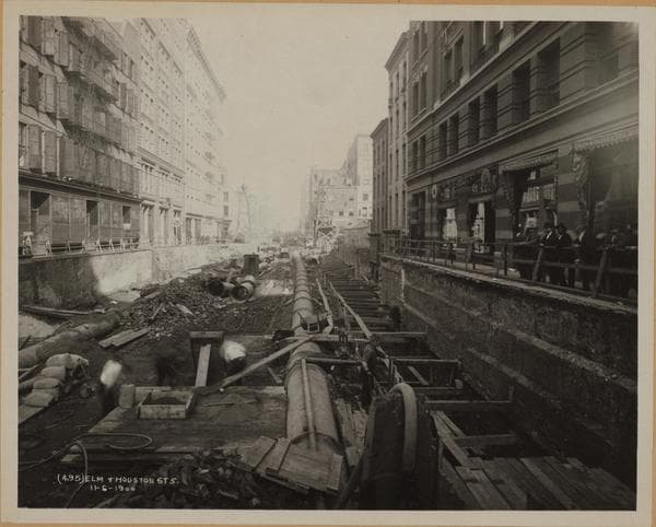 Manhattan: Lafayette Street - Houston Street (East), 1900
