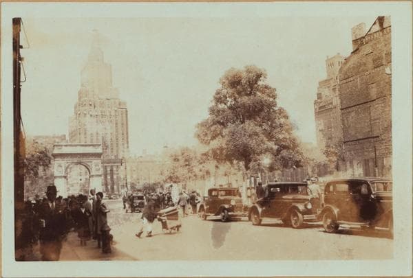 Manhattan: Washington Square - Thompson Street, 1934