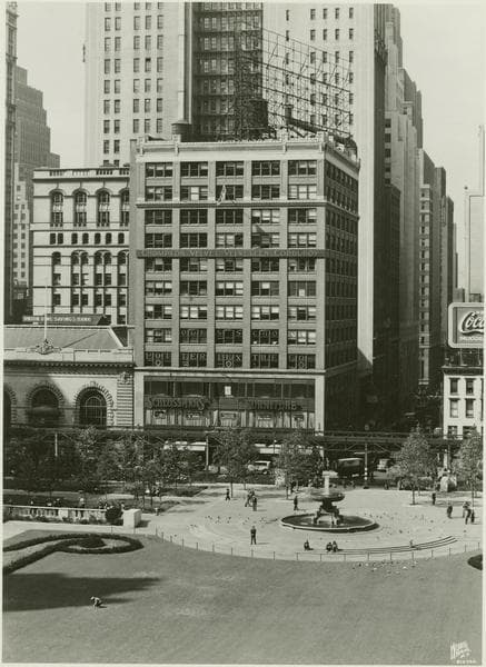 Sixth Avenue - 38th Street - 35th Street, looking south, 1930-02-28