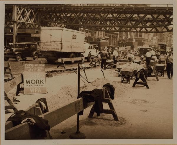 Manhattan: Canal Street - Broadway, 1936
