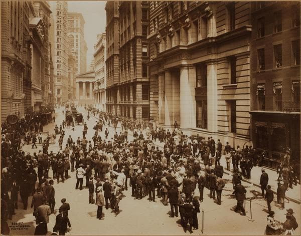 Manhattan: Broad Street - Exchange Place, 1910