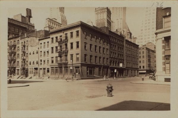Manhattan: Maiden Lane - Front Street, 1929