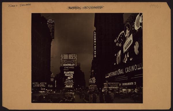 Manhattan: Broadway - 44th Street (West), 1939