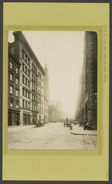 Varick Street - Beach Street - Laight Street, east side looking south, 1922