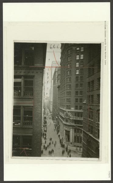 William Street - Maiden Ln. looking north