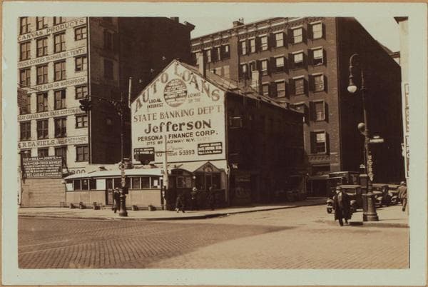 Manhattan: Prince Street - Lafayette Street, 1934