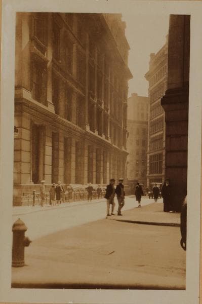 Manhattan: Hanover Street - Wall Street, 1928
