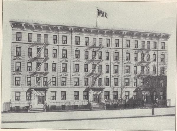 The St. George, The Fraincis and The Dorothy, 529-531-533 West 151st Street; Plan of first floor; Plan of upper floors., 1908