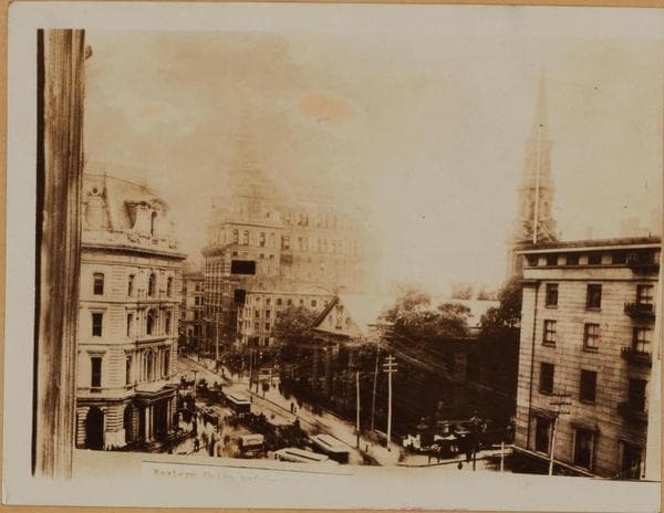 Manhattan: Broadway - Vesey Street, 1880
