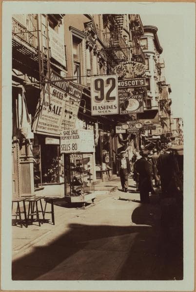 Manhattan: Rivington Street - Orchard Street, 1934