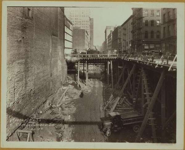 Transportation - Subway construction., 1928