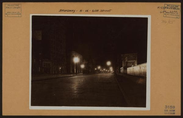 Manhattan: Broadway - 60th Street (West), 1905