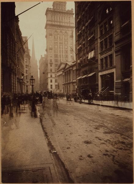Manhattan: Wall Street - William Street, 1904