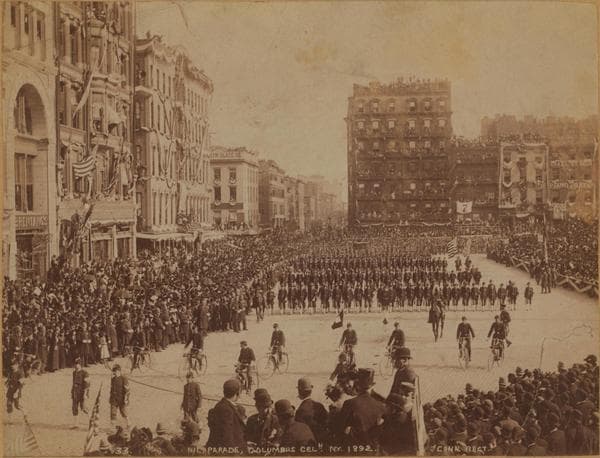 Celebrations - Parades - Municipal Events - Columbus Day., 1892