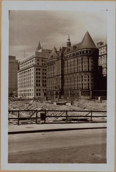 Manhattan: Centre Street - Walker Street, 1938
