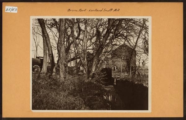 Bronx: Bronx Park - Lorillard Snuff Mill.
