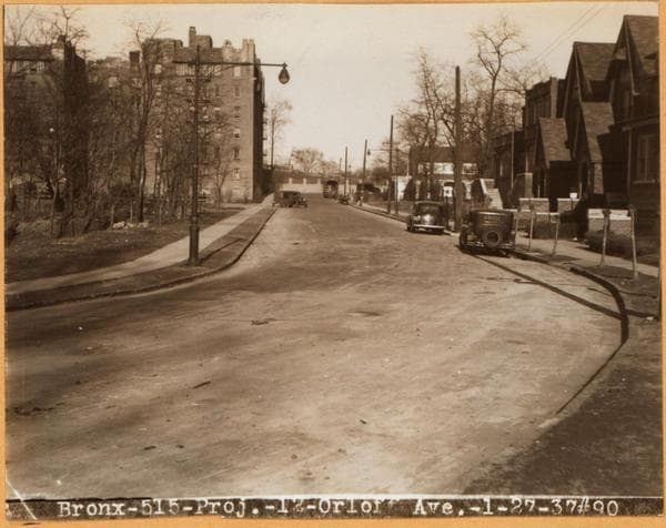 Bronx: Orloff Avenue - Van Cortlandt Avenue (West), 1937