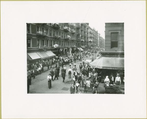 Rivington St. at Orchard St. c. 1910., 1910