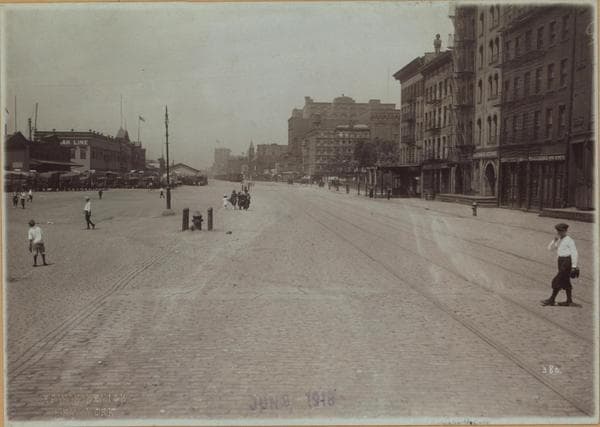 Manhattan: West Street - Watts Street, 1918
