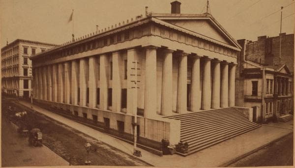 Manhattan: Wall Street - Nassau Street, 1883