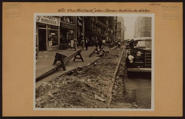 Manhattan: 72nd Street (West) - Columbus Avenue, 1936