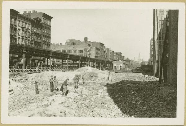 Manhattan: Allen Street - Broome Street, 1931