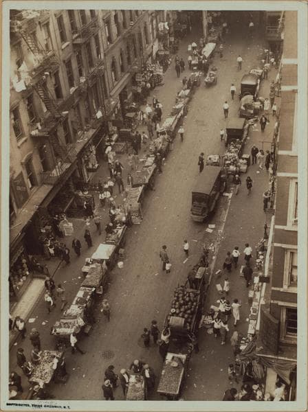Manhattan: Rivington Street - Orchard Street, 1925