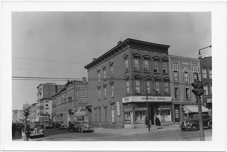 Humboldt Street at Flushing Avenue, to Northeast, Brooklyn, 1941-09-25