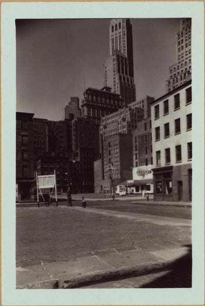 Manhattan: Water Street - Fletcher Street, 1940