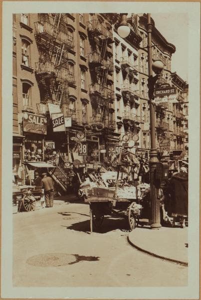 Manhattan: Rivington Street - Orchard Street, 1934