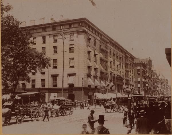 Manhattan: Broadway - Barclay Street, 1885