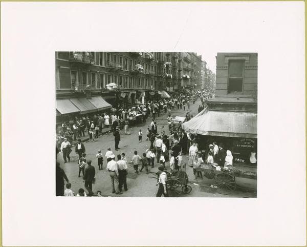 Rivington St. at Orchard St. c. 1910., 1910