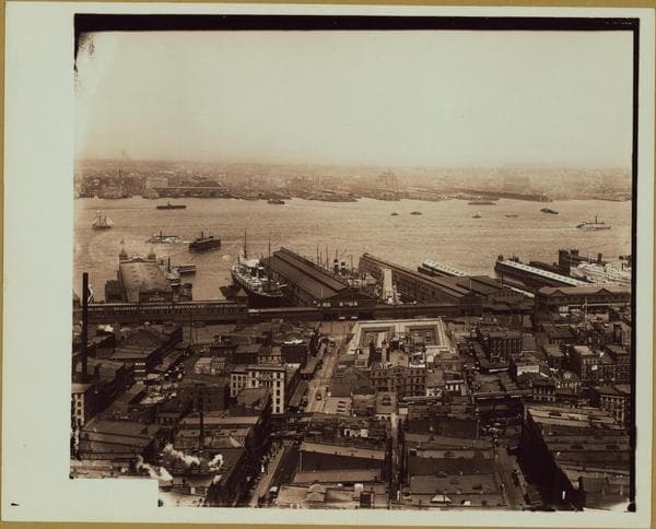 Manhattan: West Street - Fulton Street, 1945