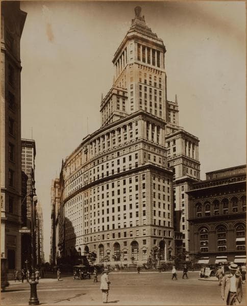 Manhattan: Broadway - Battery Place, 1925