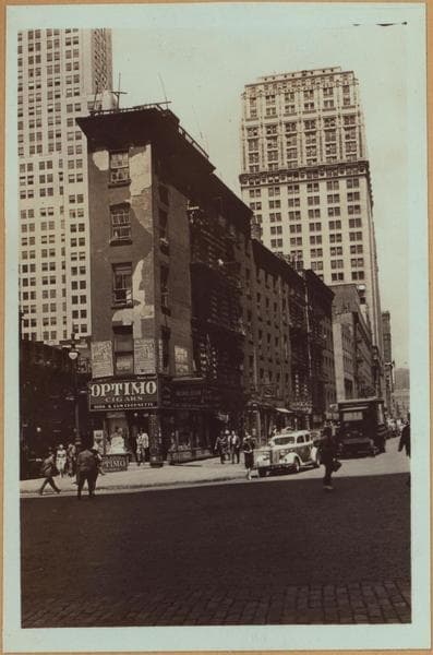 Manhattan: Trinity Place - Morris Street, 1940