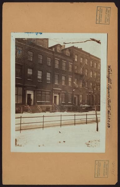 Manhattan: Washington Square South - West Broadway, 1923