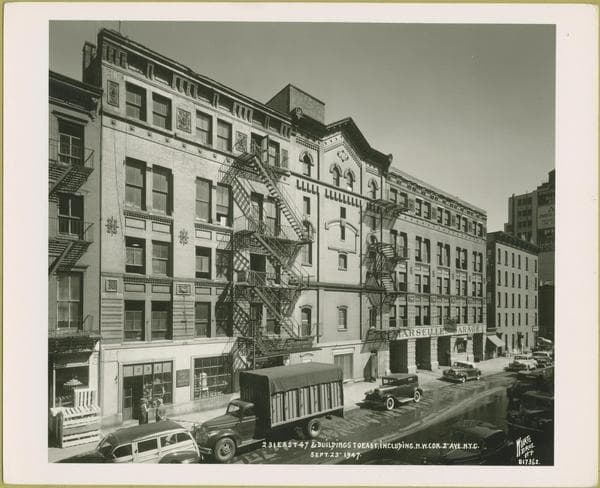 47th Street (East) #231 - Second Avenue looking east, 1947-09-23