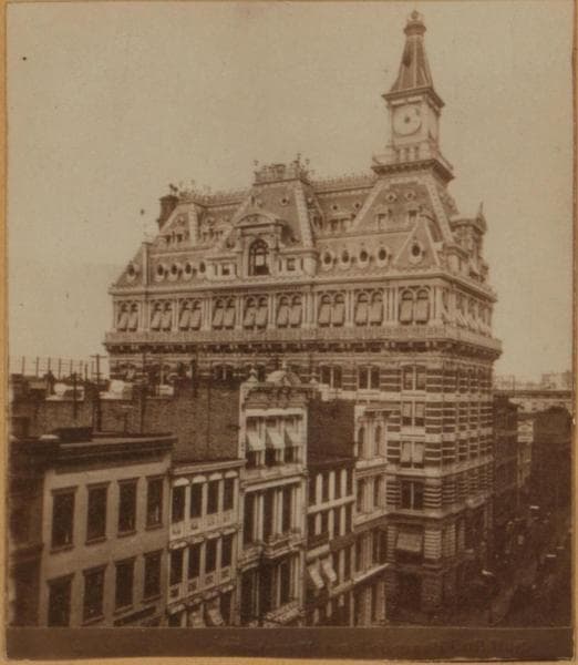 Manhattan: Broadway - Cortlandt Street, ca. 1885