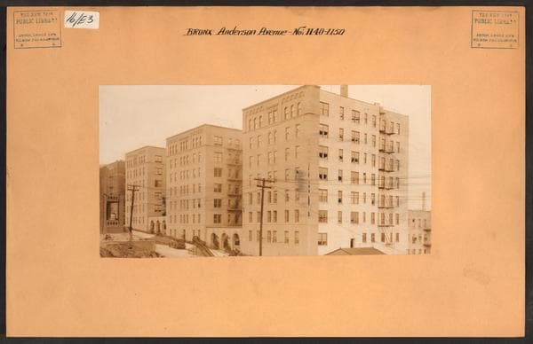 Bronx: Anderson Avenue - 167th Street, 1929