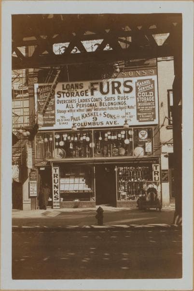 Manhattan: Columbus Avenue - 59th Street, 1934